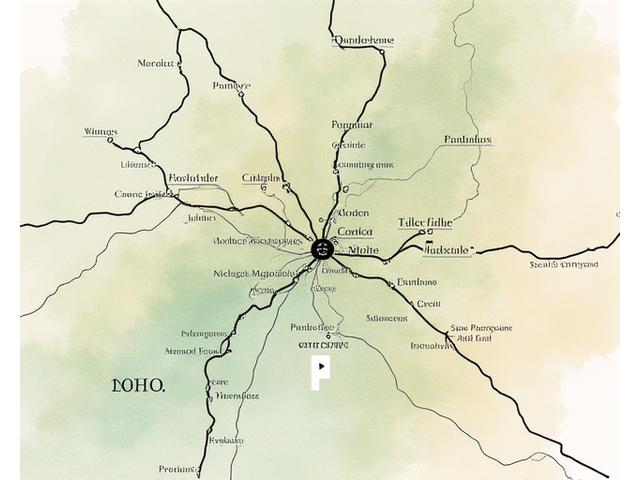 Stylized map highlighting Loom Life's partnerships in Portland, Oregon.
