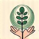 A globally recognized Fair Trade certification logo or a symbol representing fair wages and ethical labor practices.
